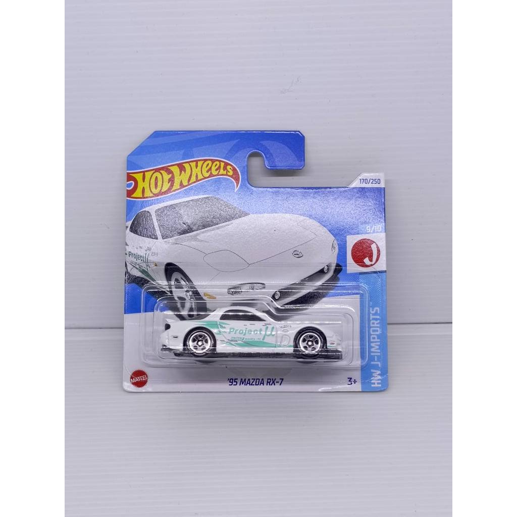 Hotwheels Hot Wheels SC Short Card 95 Mazda RX-7 Putih