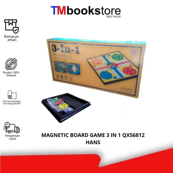 MAGNETIC BOARD GAME 3 IN 1 QX56812 HANS
