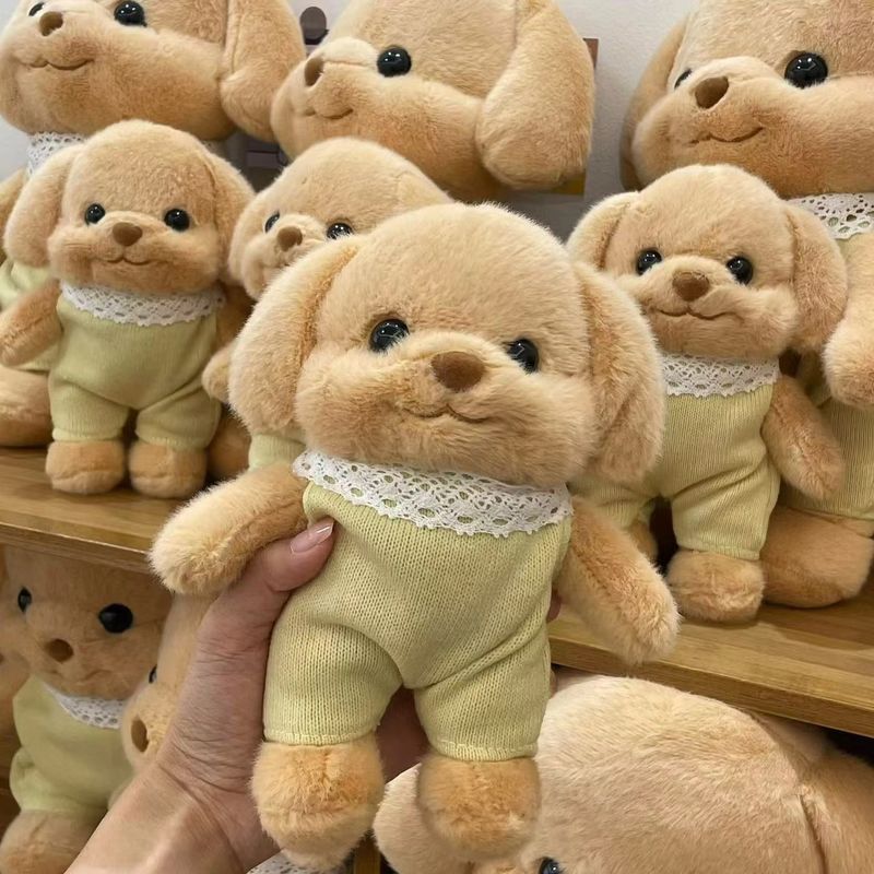 In Stock Sylvanian Cute Poodle Baby Plush Toy 20/30cm Family Puppy Persian Cat Doll Room Decoration 