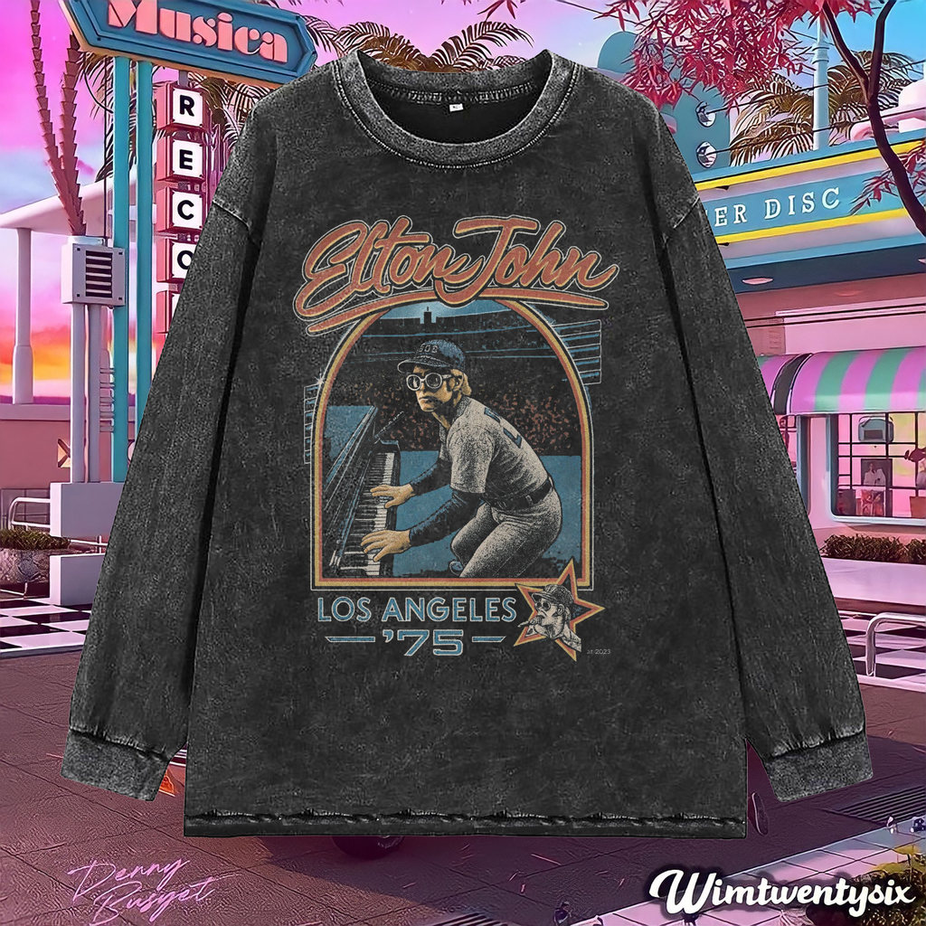 Wimtwentysix “elton john” Oversized T-Shirt | Oversize Longsleeve | Kaos washing