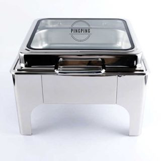Rolltop Segi kecil / Chafing Dish kecil 1 Bar Catering Stainless Steel 6L