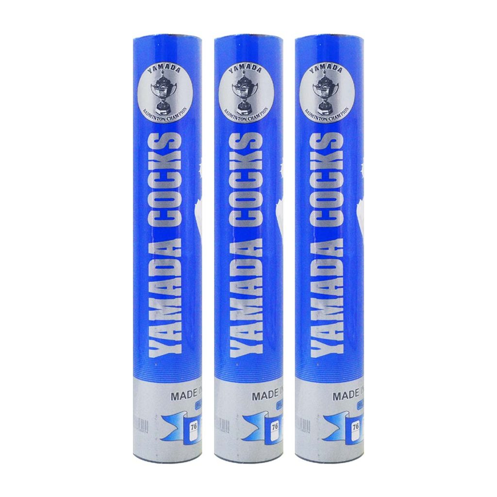 Shuttlecock Yamada Biru Kok Bulutangkis Isi 12 Pcs