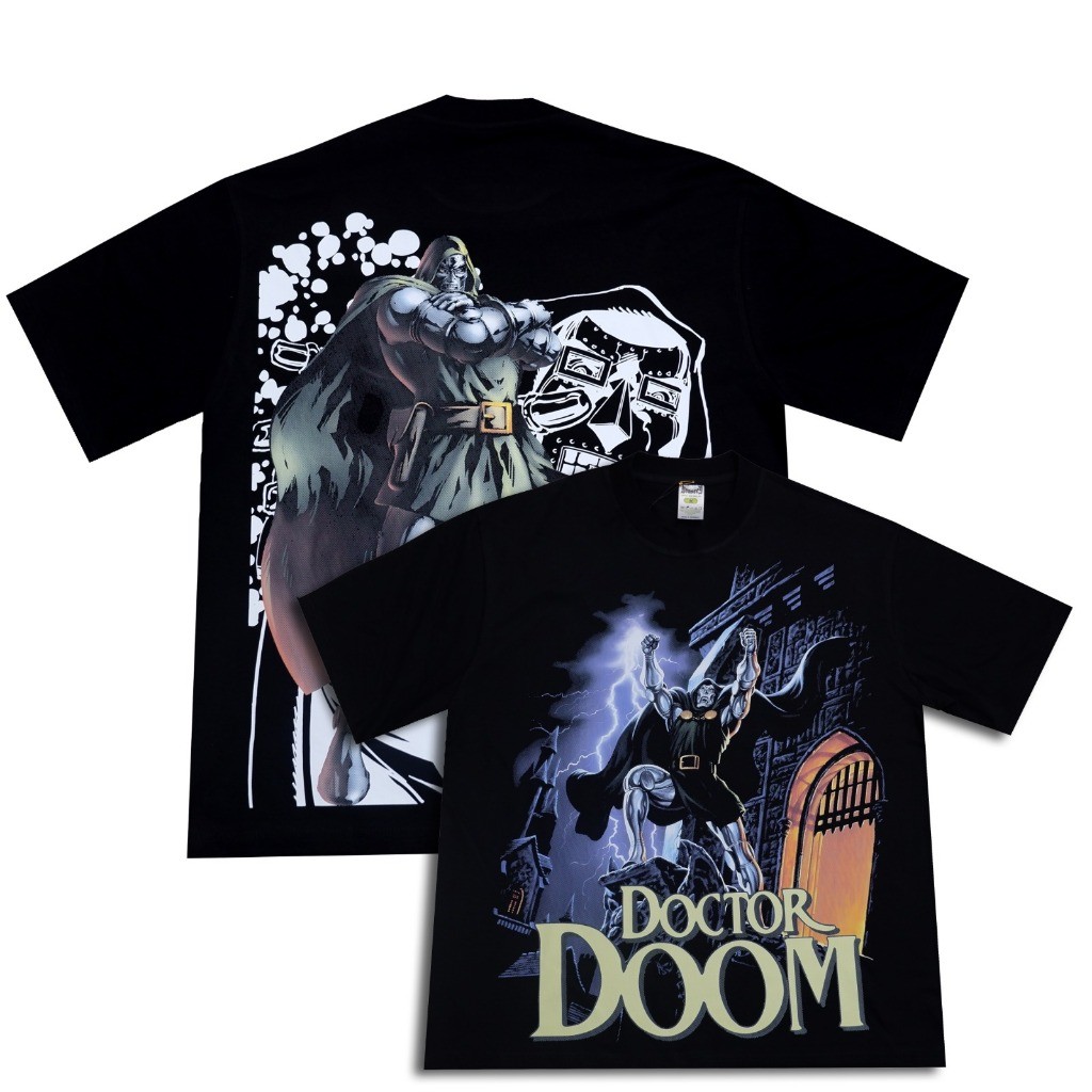 COD Tshirt Doctor Doom Marvel DC Kaos VIntage Bootleg Oversize