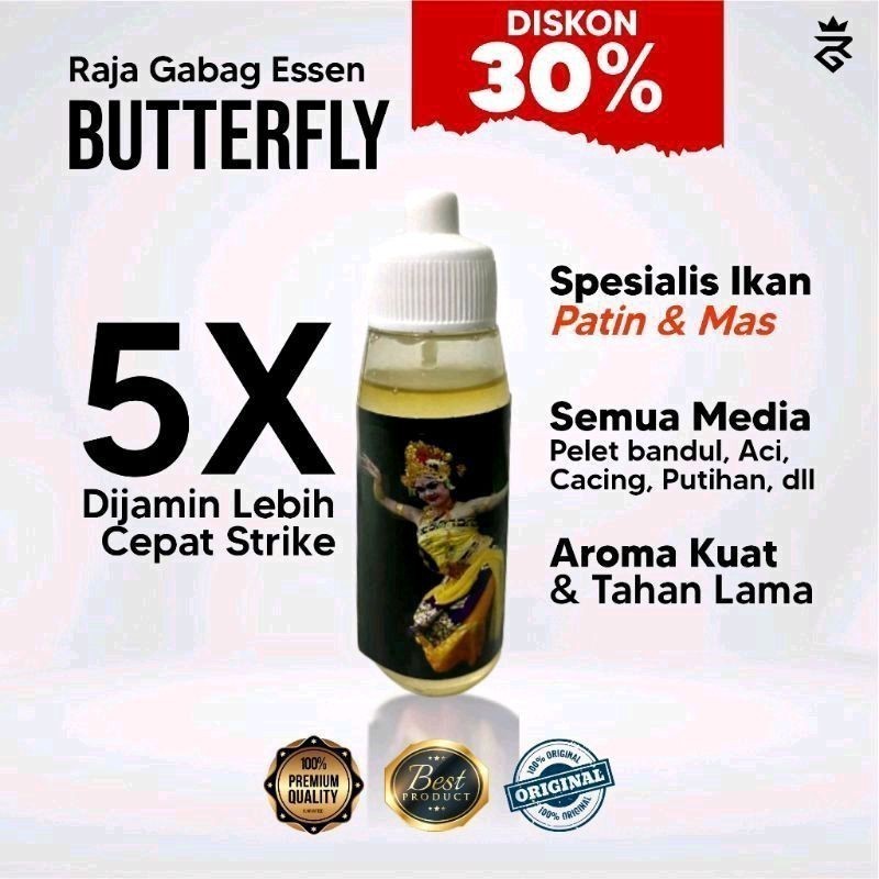 Satwaalam - RAJA GABAG ESSEN "BUTTERFLY" ESSEN IKAN PATIN DAN IKAN MAS