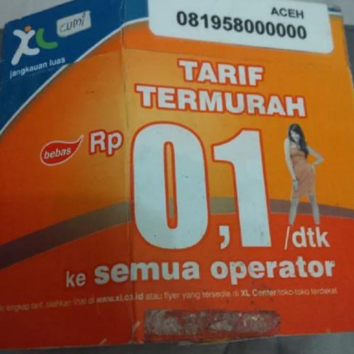 Kartu XL - 0819 58 000000 - Nomor Cantik - Seri Hexa 0 TaO !!!