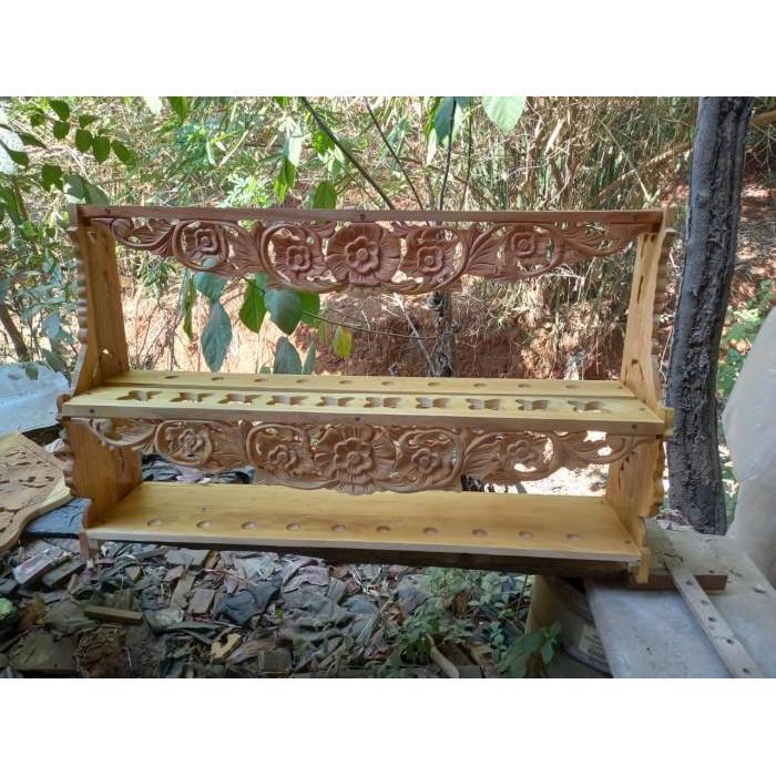 jagrak keris 20 isinya terbuat kayu jati garap alas termurah