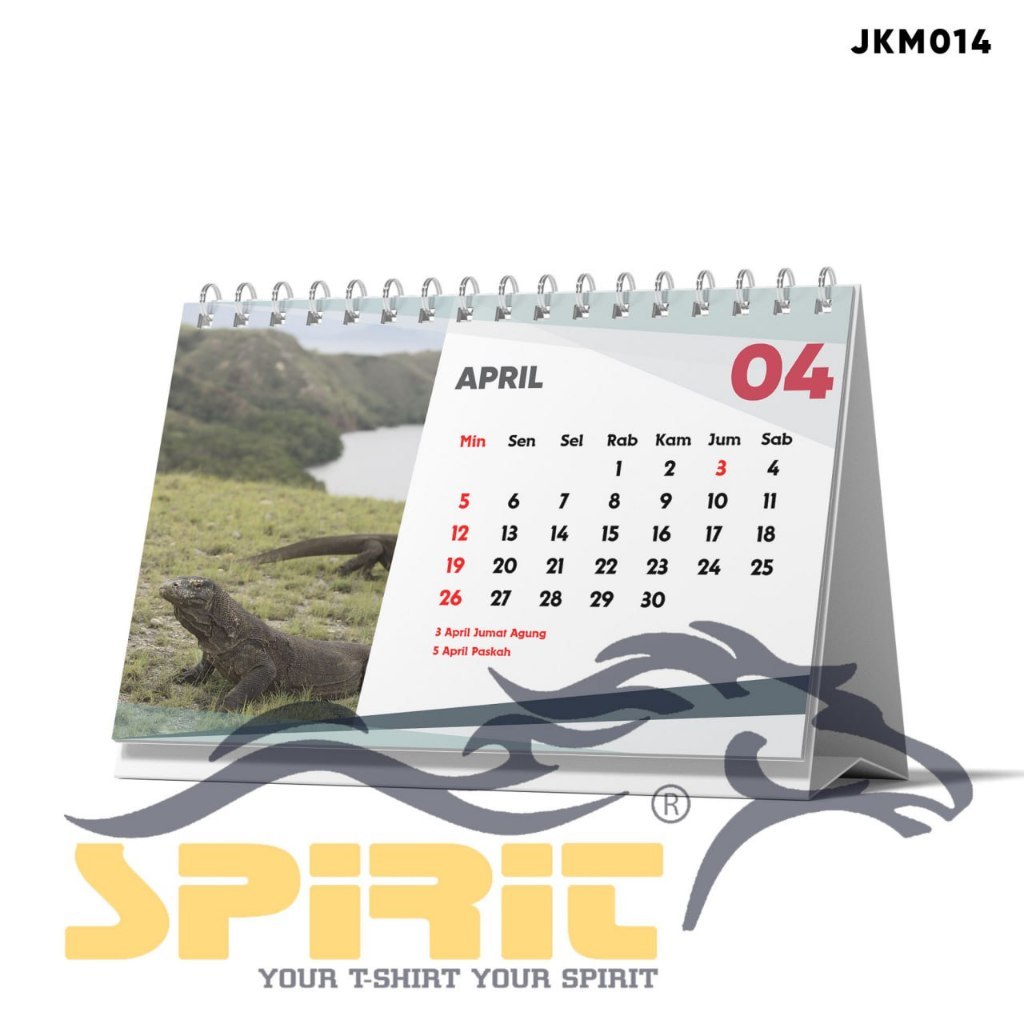 Kalender Meja 2026 Kalender Duduk 2026 Hewan & Tumbuhan Indonesia