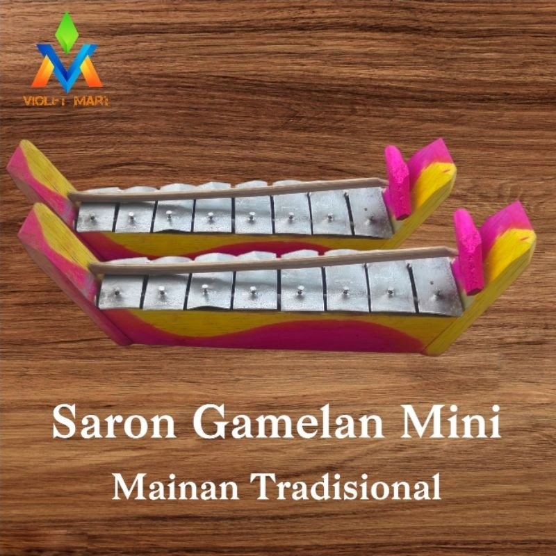 TERLARS Gamelan Mini Saron Mainan Edukasi Musik Tradisional