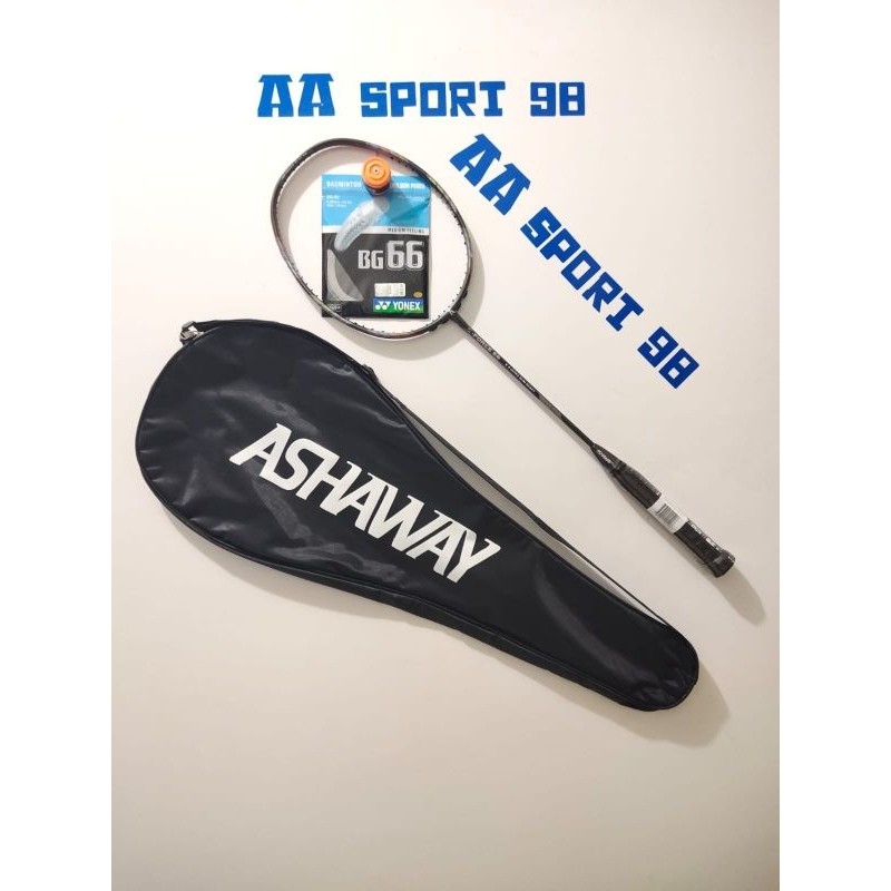 RAKET BADMINTON ORIGINAL ASHAWAY Z FORCE 66 MADE IN USA RINGAN 78 GRAM