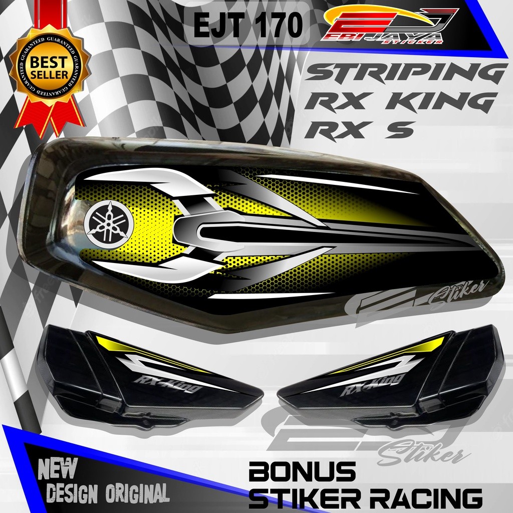 STRIPING RX KING , STRIPING MOTOR KING KOBRA , STIKER MOTOR RX KING