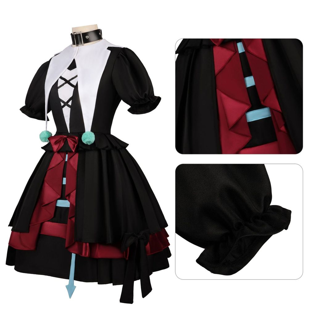 Egg Puff Party cos Costume Anime Costume for Children Silent Girl Stella cosplay Anime clothing