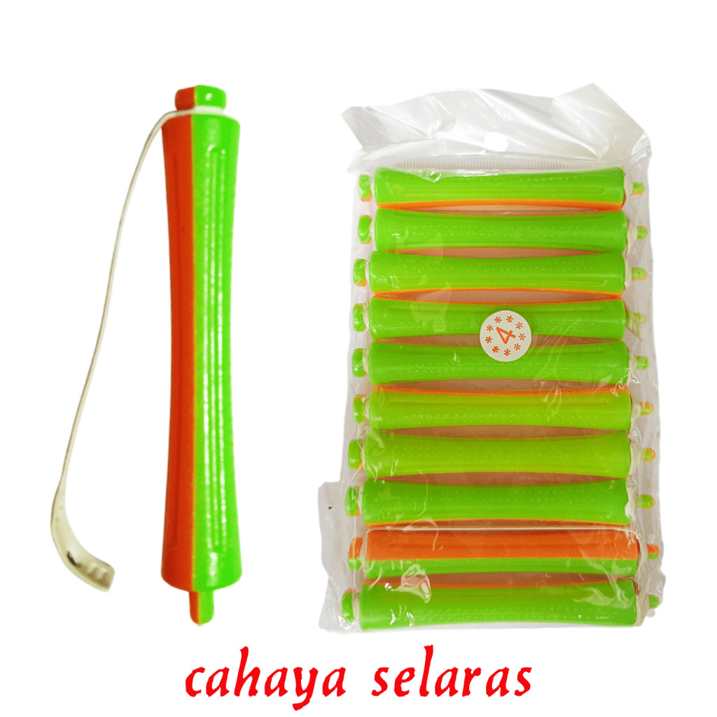 ROTTO ORANGE HIJAU | ROTTO KERITING RAMBUT | ROL RAMBUT