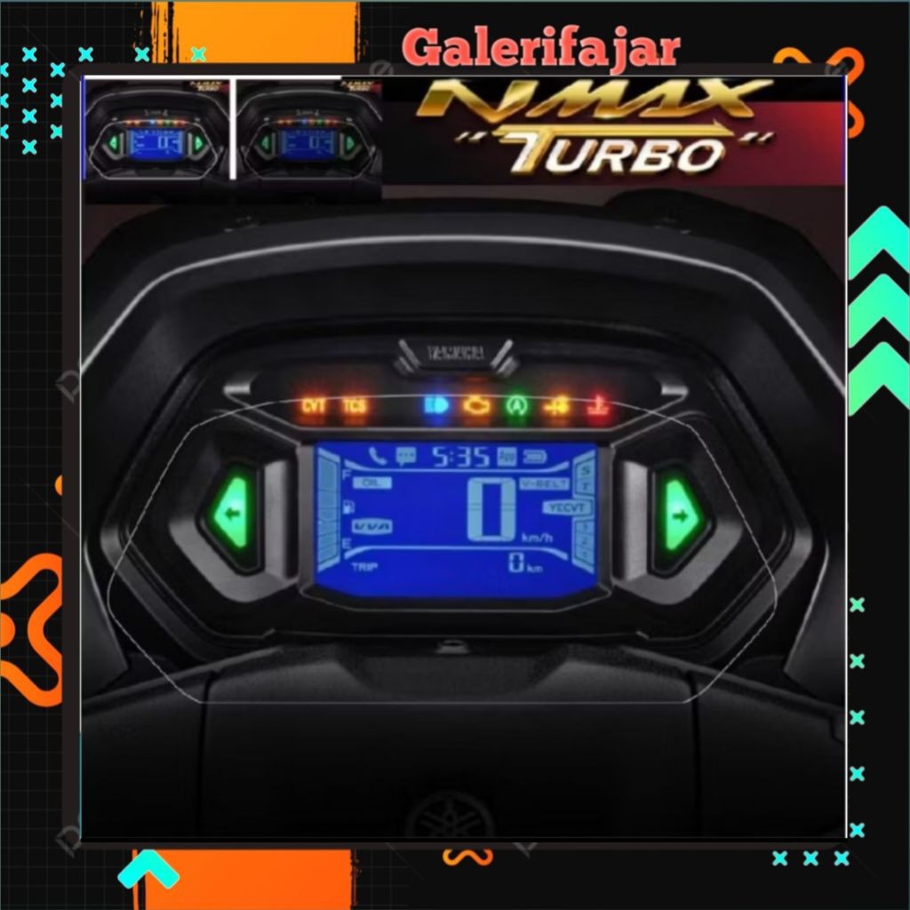 STICKER ANTI GORES SPEEDOMETER NMAX TURBO NEO BAHAN VPF MAXDECAL 500MICRO PELINDUNG SPIDOMETER