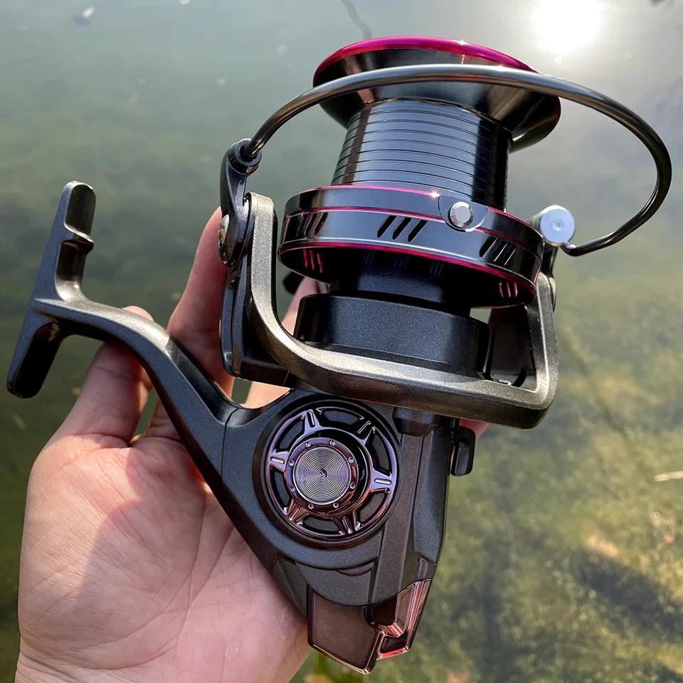 Spinning Fishing Reel 9000 10000 12000 Ultralight Max Drag 30kg Surfcasting Reel Saltwater Jigging R