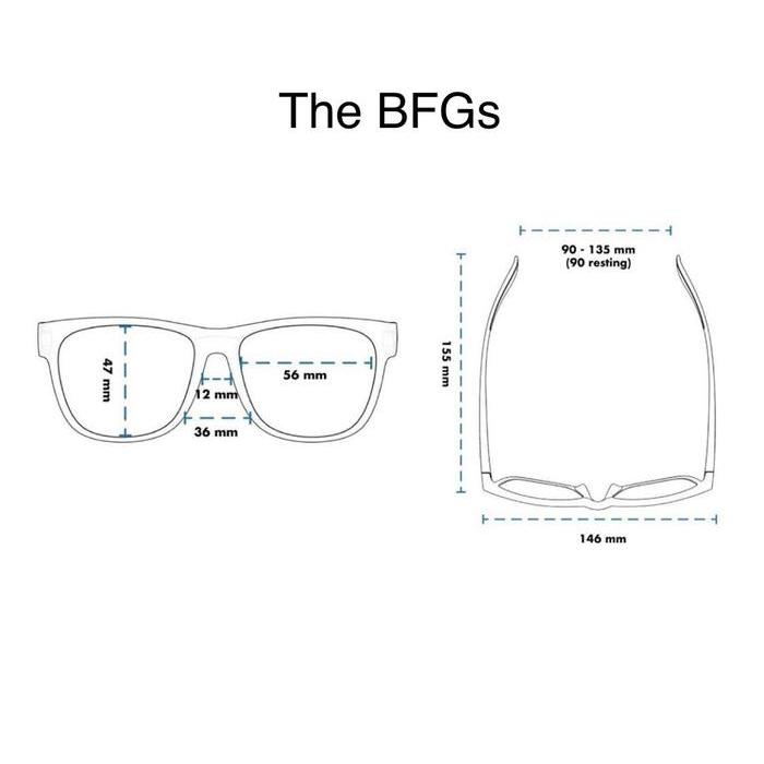 Goodr Kacamata Olahraga BFG - Hooked On Onyx - Goodr