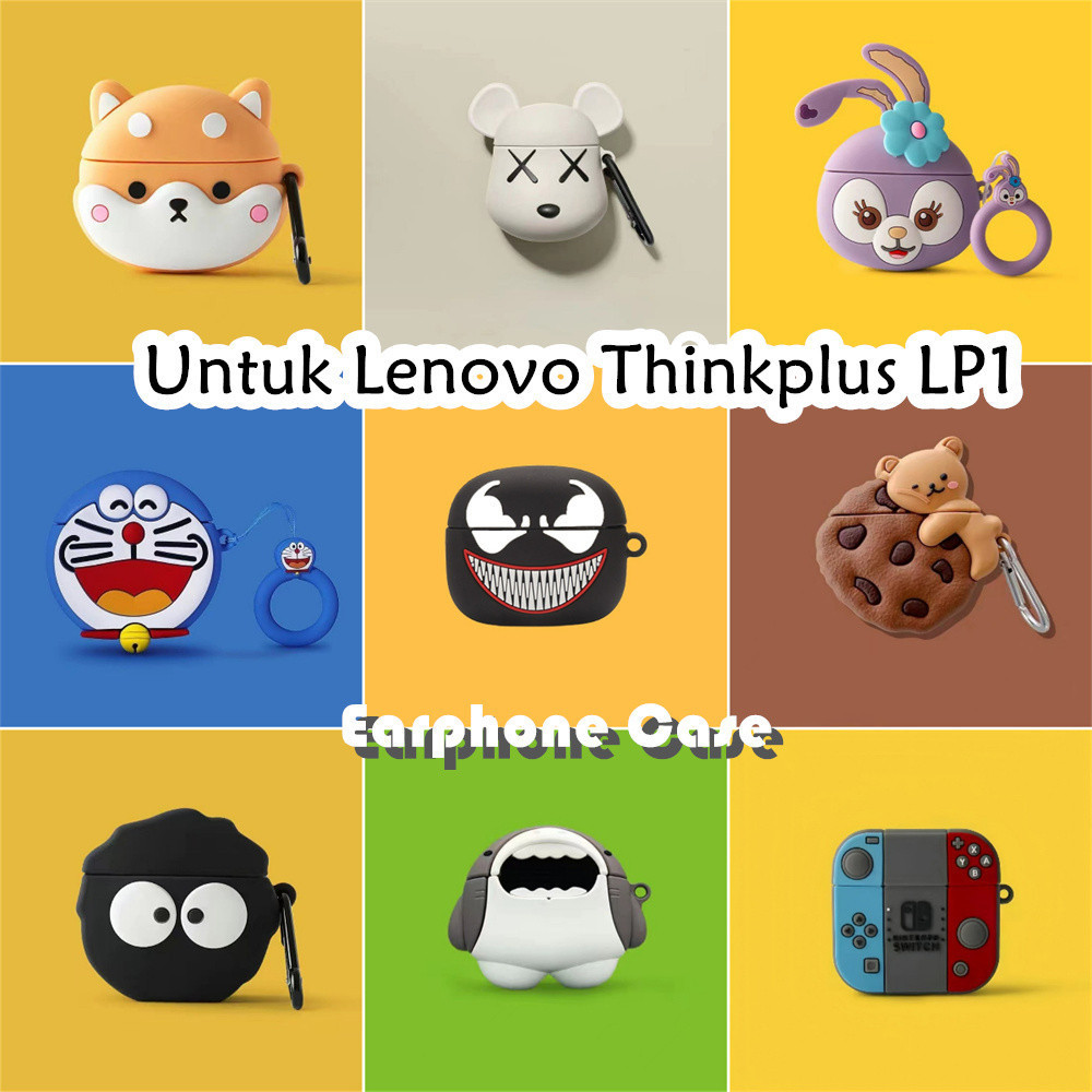 Variety Untuk Lenovo Thinkplus LP1 Core Case Soft Silikon Earphone Case Kartun Kreatif NO.2