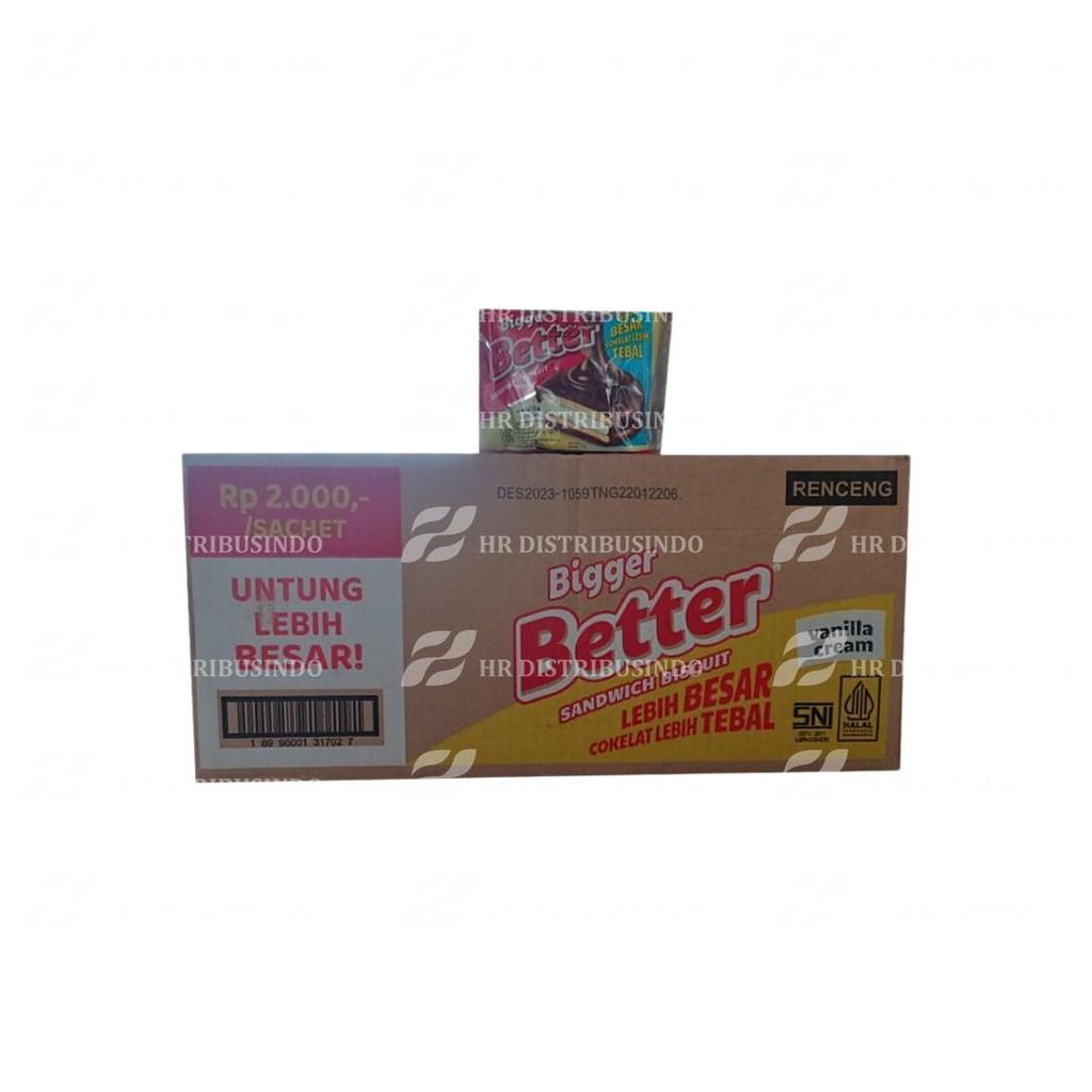 BISKUIT BETTER VANILA CREAM RENCENG 27 Gram 1 KARTON / DUS