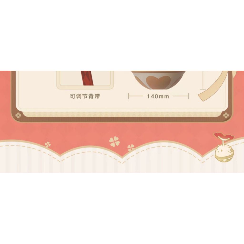 Genshin Impact Klee Bomb Mug Slung Portable Crossbody Water Bottle Straw Cup