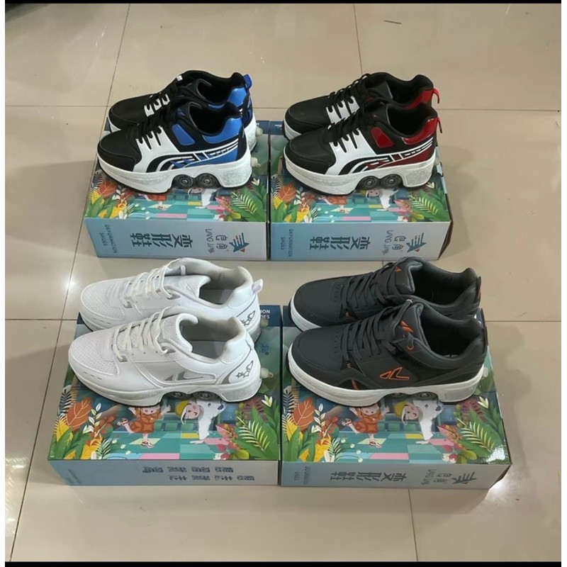 Sepatu Roda Casual  Skate / Kick Roller Shoes Sepatu Kekinian