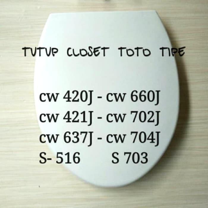 Cover closet Duduk / Tutup closet Toto