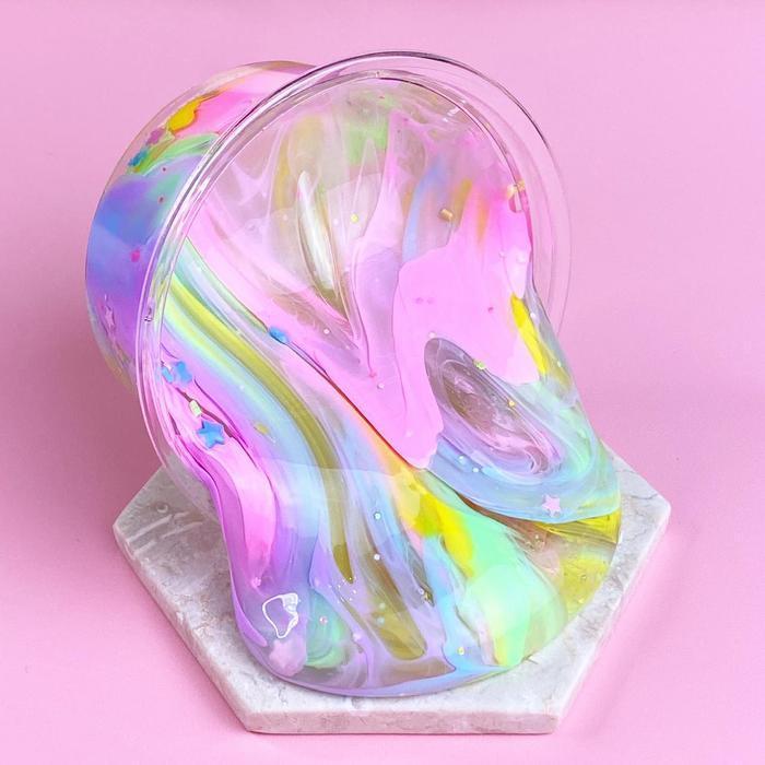 Helmin PETshop SLIME GALAXY MASTERPIECE 200ML by CFORCLOVER / avalanche keren grosir - Rainbow