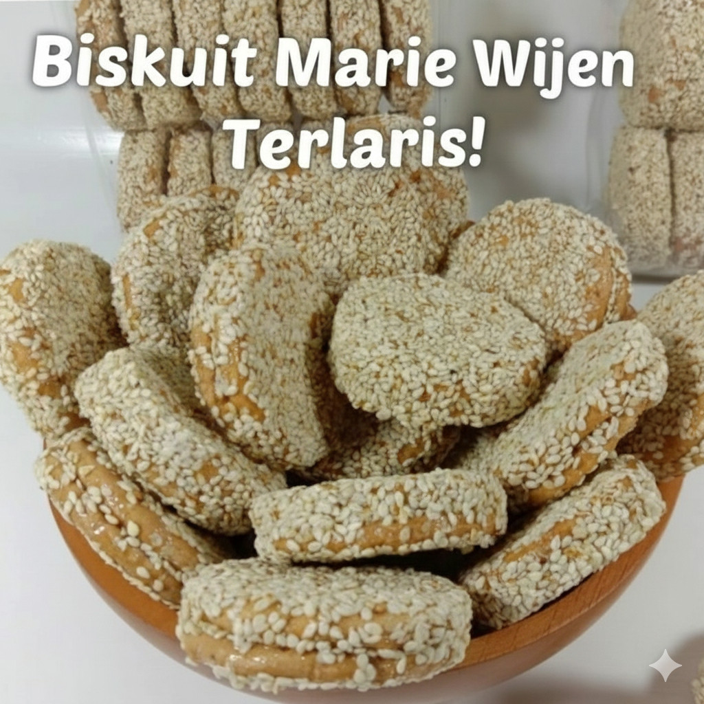 Marie Wijen BB Bintang berkah isi 10 prigen pasuruan Wukir Sari Kemasan Biskuit Manis Mini Camilan C