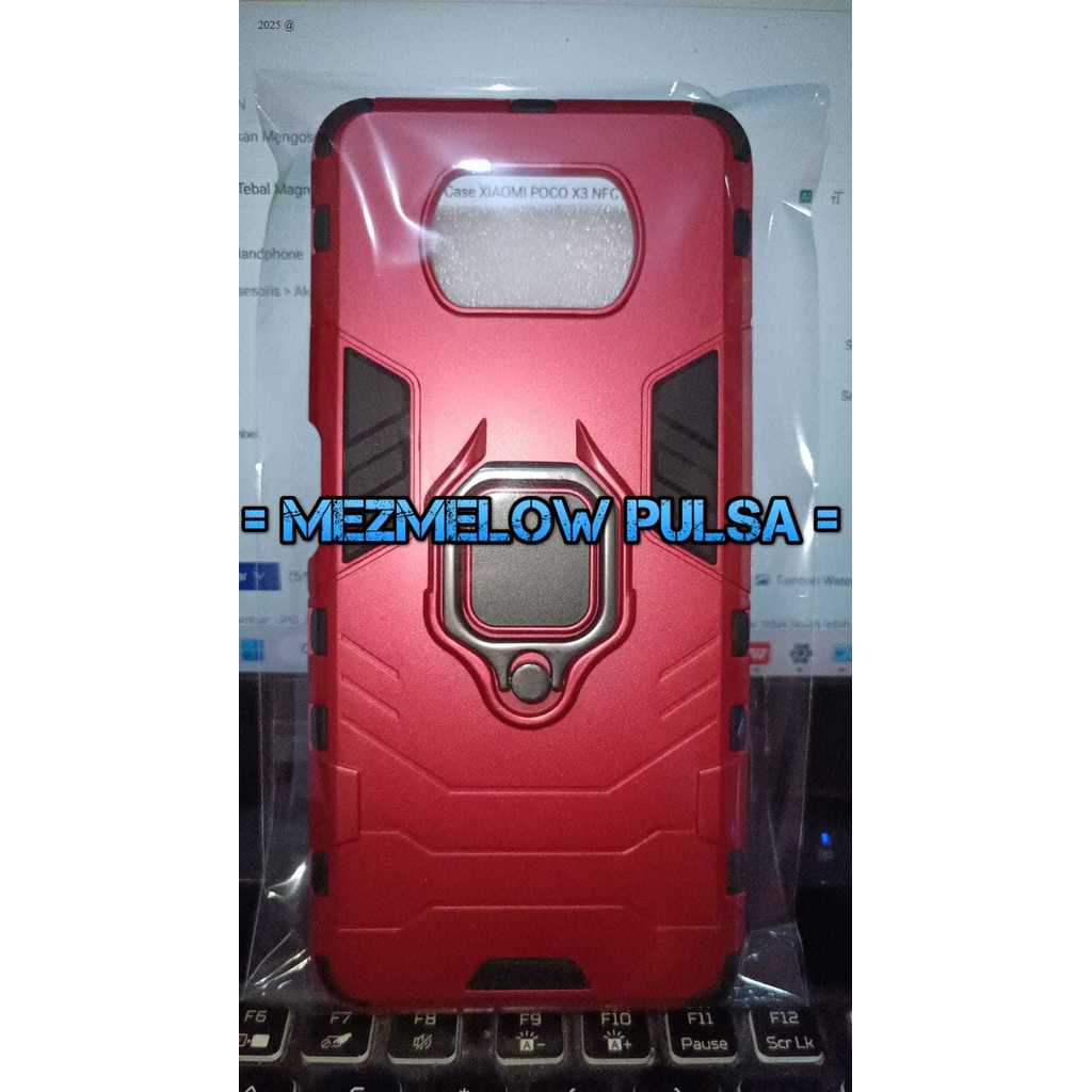 Hard Case Ring Tebal Magnet Stand Case Armor Case XIAOMI POCO X3 NFC / POCO X3 PRO