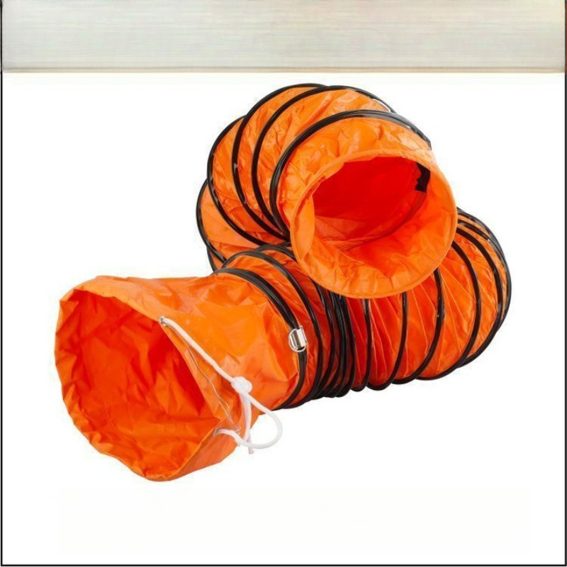 New portable axial flow fan exhaust duct