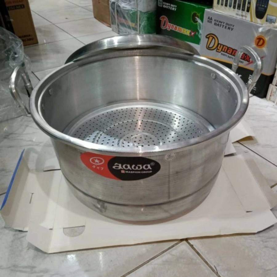 TergacorMaspion Panci Kukusan Dandang Ekonomi Jawa 36 Cm AluminiumTerbaik
