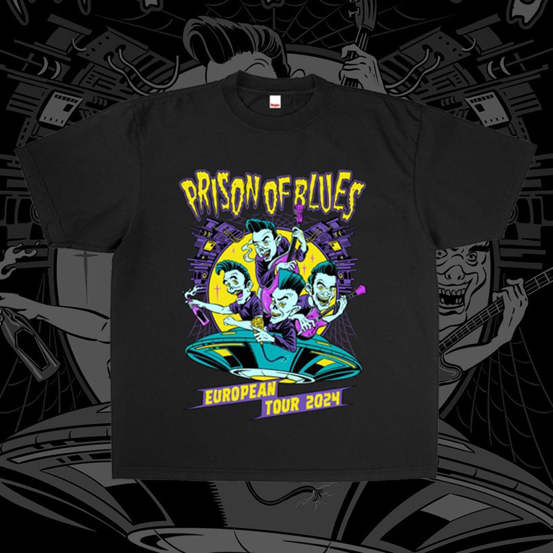 COD Prison Of Blues European tour 2024 x Reyro Merch Official