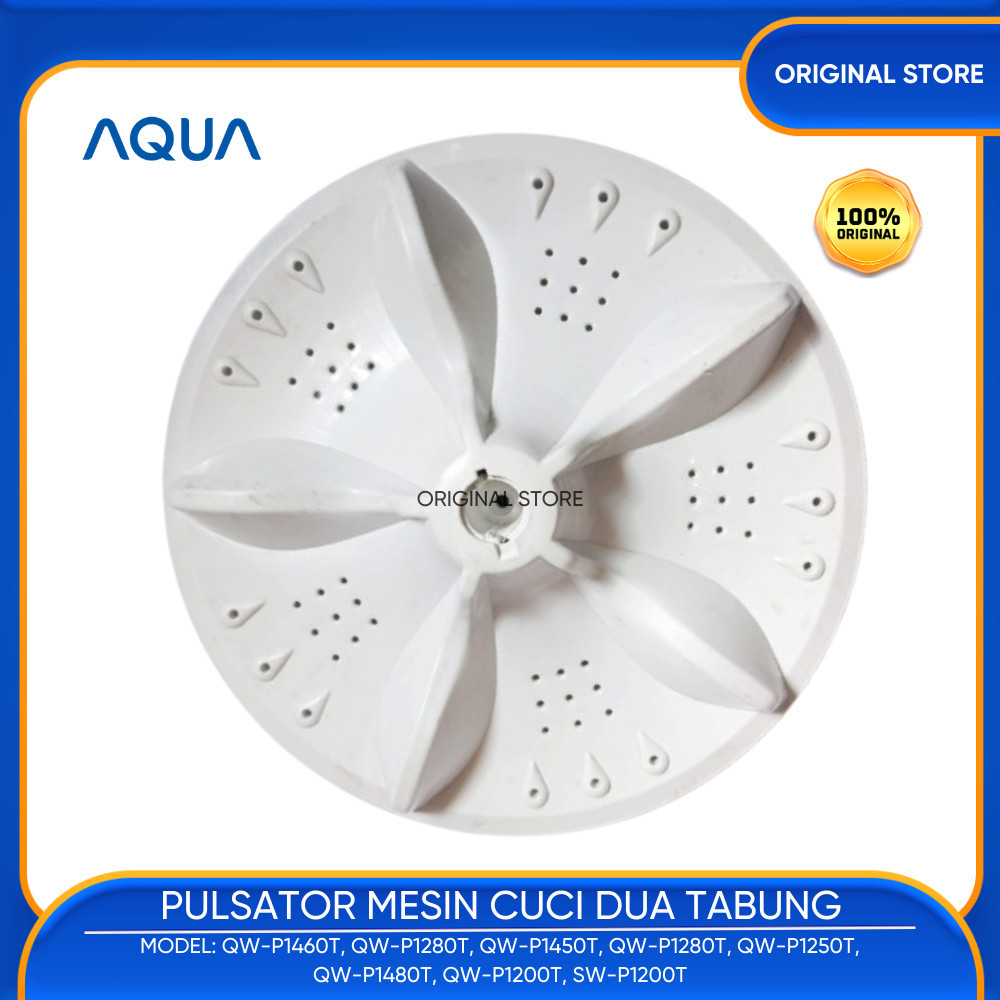 ORIGINAL PULSATOR MESIN CUCI 2 TABUNG AQUA QW-P1460T QW-P1280T QW-P1450T QW-P1280T QW-P1250T QW-P148