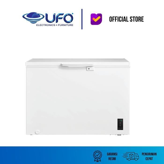 Toshiba CRA390I Freezer Box 300 Liter Garansi 5 Tahun Kapasitas Besar Pendingin Direct Cool Putih
