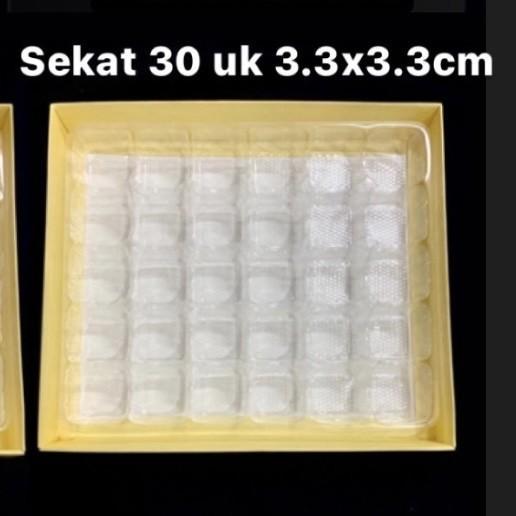 Box Nastar Sekat 20/30 Kotak Packaging Hampers Natal Dus Parcel Natal Terlaris