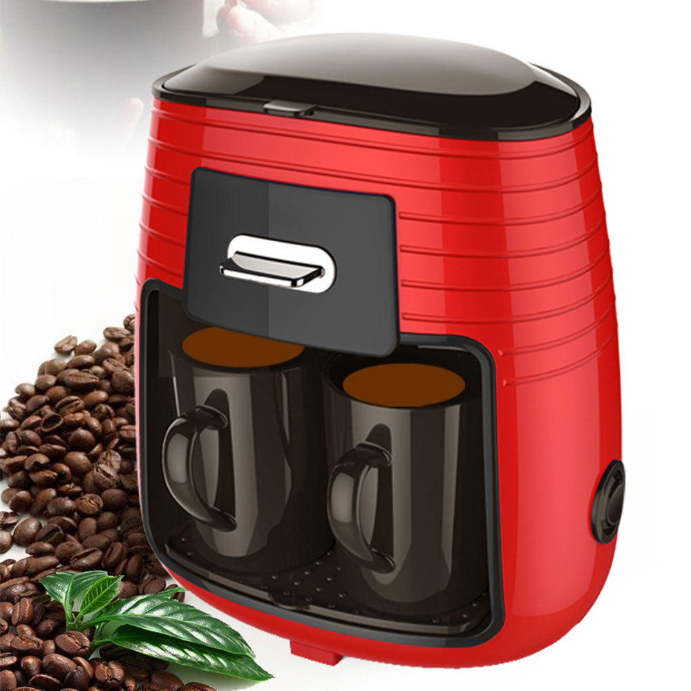 Fully Automatic Coffee Machine Drip Coffee Maker Household 2 Cups Steam Tea Coffee Machine macchina 