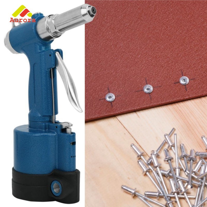 Professional Pneumatic Rivet Nut Gun Otomatis Air Riveter Tang Rivet Angin Alat Rivet Mur M3-M12 Pne