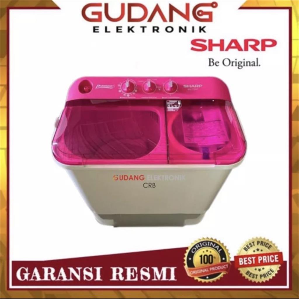 MESIN CUCI 2 TABUNG SHARP EST 75 NT TWIN TUB SHARP EST-75NT