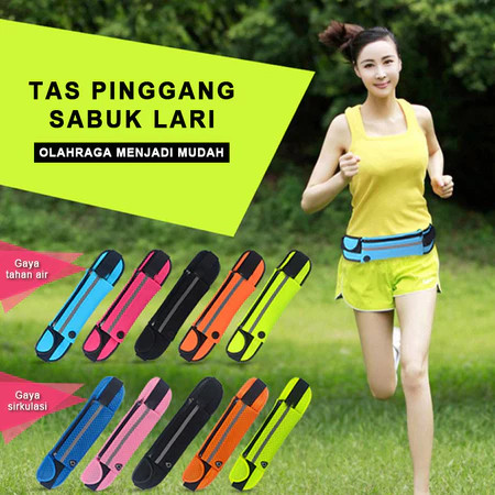 Tas Selempang Berkualitas Terbaru Unisex / Tas Selempang Waterproof Go Belt Running / Tas Pinggang P