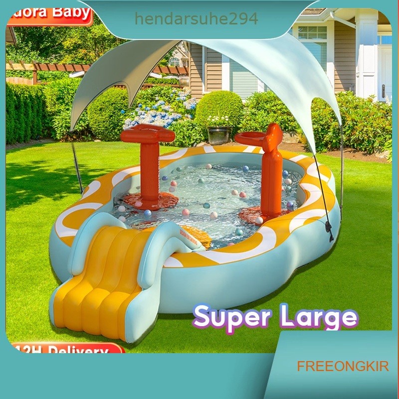 Kolam Renang Anak Perosotan Jumbo 5 in1 Perosotan karet untuk kolam renang anak jumbo