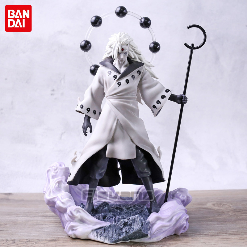 Naruto Shippuden GK Anime Figure  Six Paths Model Uchiha Madara  Action Figure 28cm PVC Statue Colle