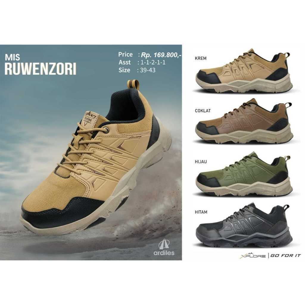SEPATU GUNUNG ARDILES FORAKER TOUBKAL RUWENZORI SEPATU HIKING