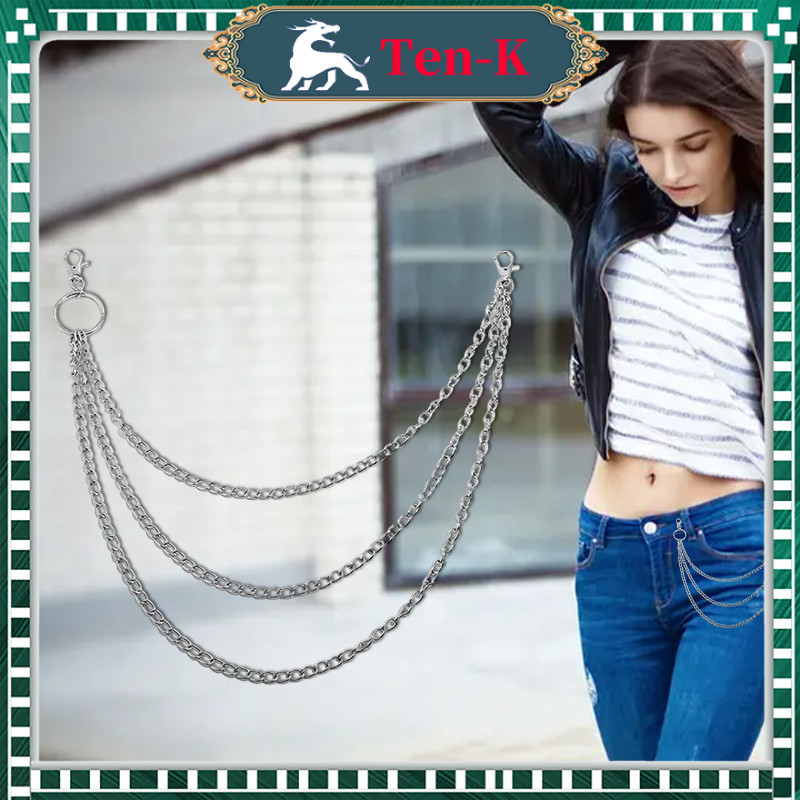 Rantai Celana 3 Layer / Jeans Chain Belt Triple / Pants Chain