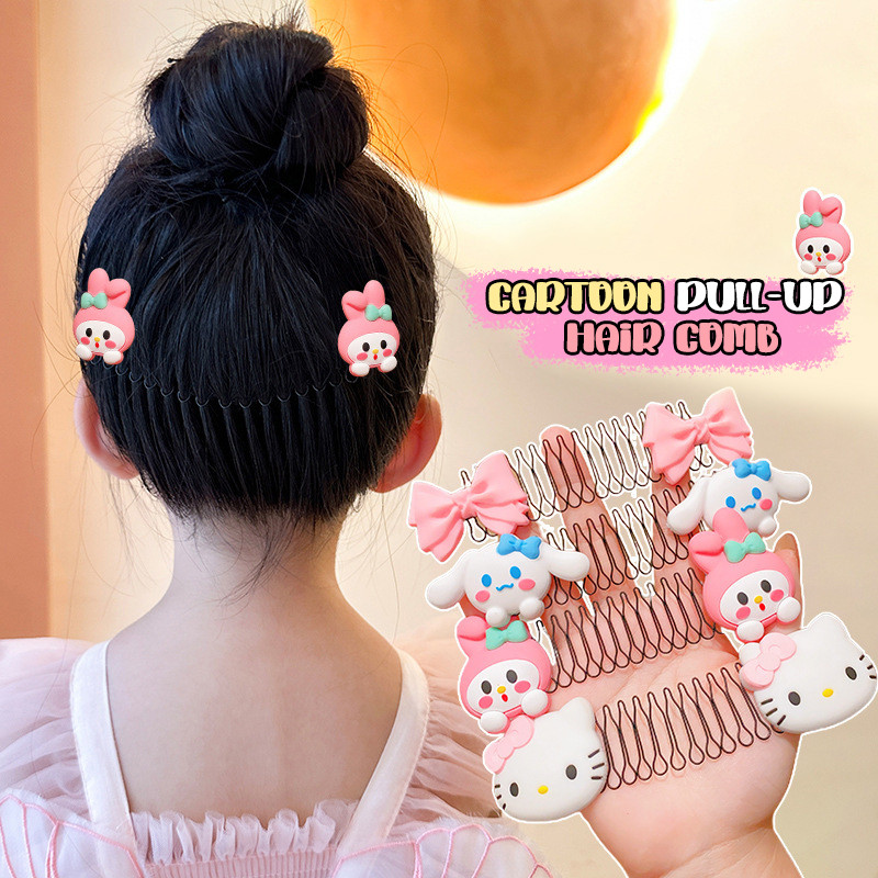 Kaiyo COD1  Sisir Rambut Fraented Sisir Rambut Tarik Sisir Rambut Kartun Gadis