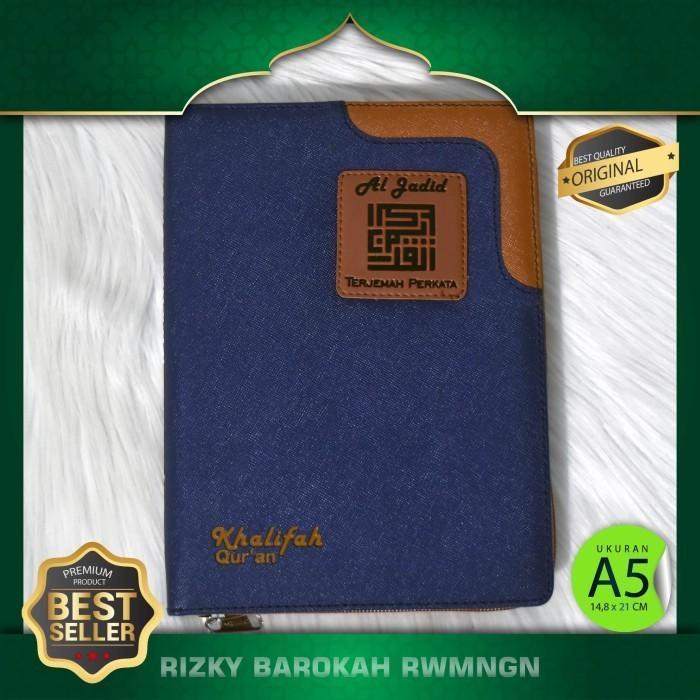 Al Quran Al Jadid A5 Resleting, Alquran 30 Juz, Al Quran Perkata A5 - Pink