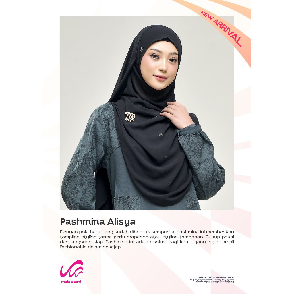 Rabbani ori - Pashmina Alisya | Pashmina | Jilbab | Hijab | Kerudung Rabbani | Rabbani [Ori Rabbani]