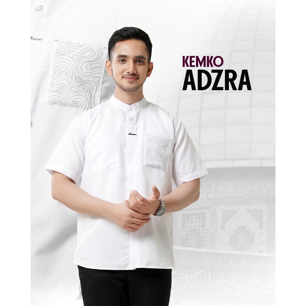 Rabbani ori - Kemko Adzra | Kemeja Koko Adzra | Koko Lengan Pendek | Baju Muslim Pria Dewasa | Baju 