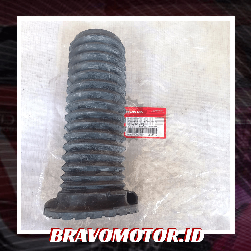 Original 51403SNL Karet srobong shock depan kiri Civic