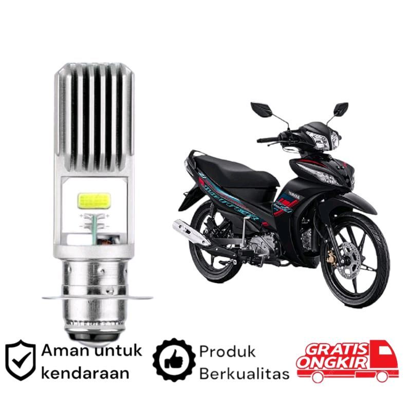 1pcs Lampu depan LED H6 COB motor Yamaha jupiter Z1 Koko