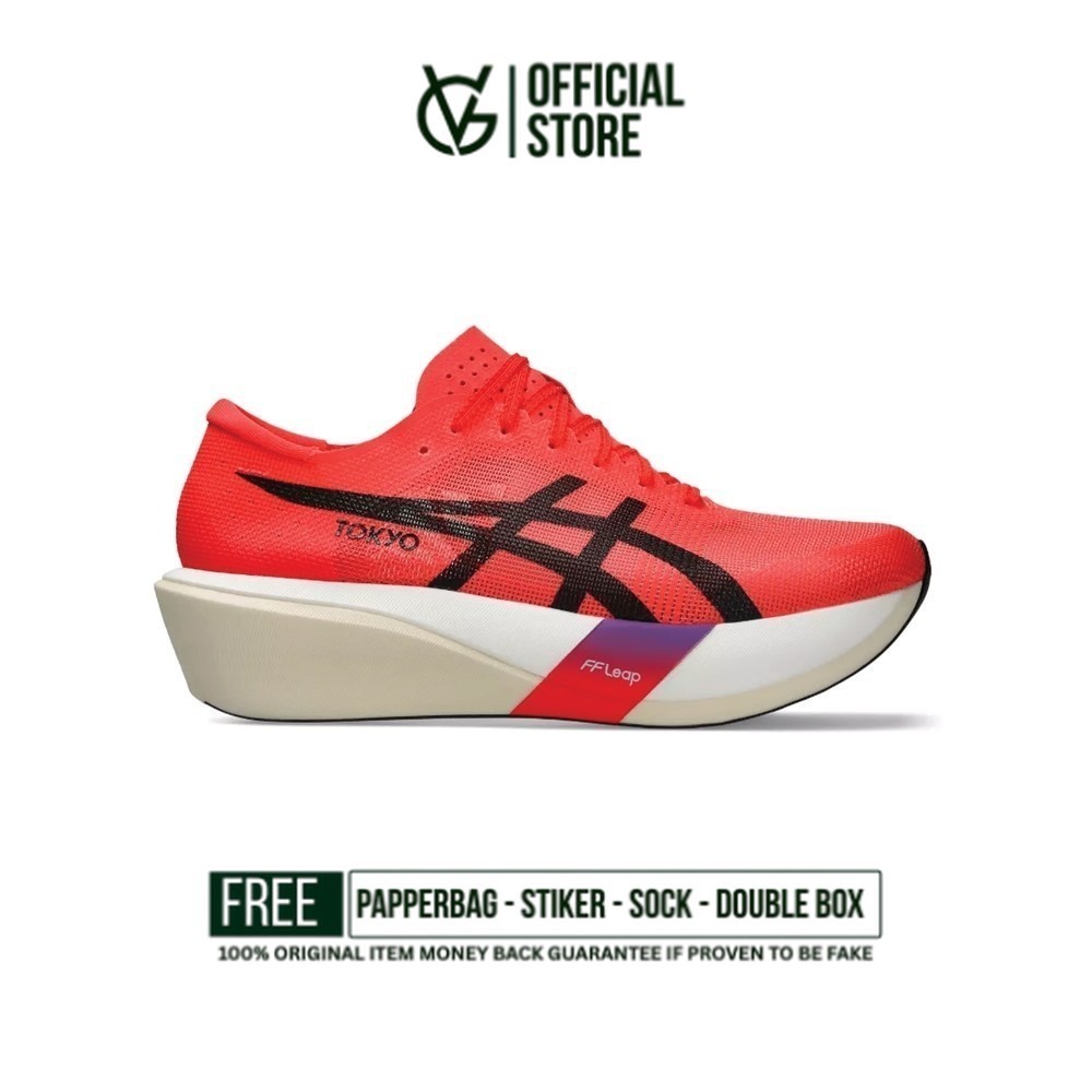 Sepatu Sneakers Asics Metaspeed Sky Tokyo Red Original Authentic Unisex