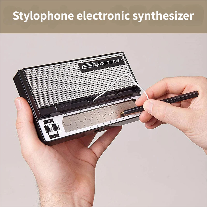 Stylophone UK retro electronic trument pocket synthesizer portable keyboard mini electronic sound bo