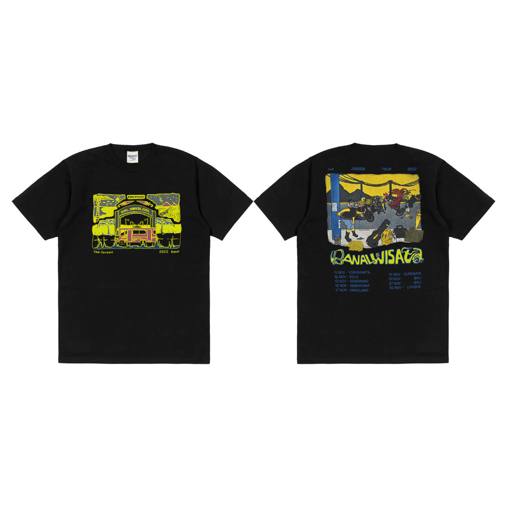 COD  Rockermusic T-shirt Band The Jansen - Banal Wisata